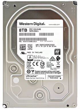 WD/西部数据WUS721208BLE604 8T 企业级NAS3.5硬盘256M HC340