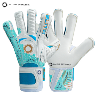 大火足球光环门将EliteSportORCA儿童成人人草护指专业守门员手套
