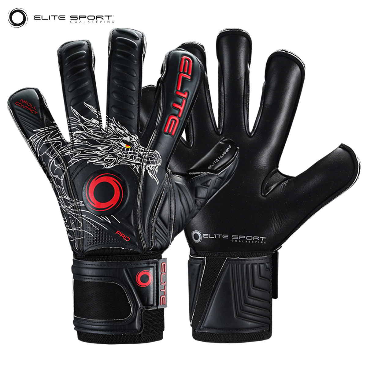 光环门将守门员手套中国龙华夏大火足球训练比赛儿童成人防滑乳胶