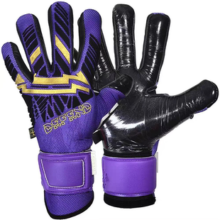 防线守门员手套/DEFEND顶配CD2专业比赛不带护指足球门将大火足球