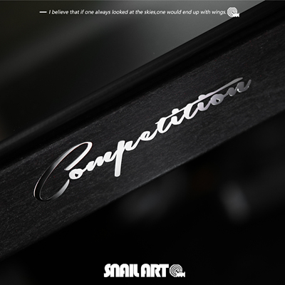 Competition竞技英文金属贴纸笔记本电脑机箱手机汽车细节装饰贴