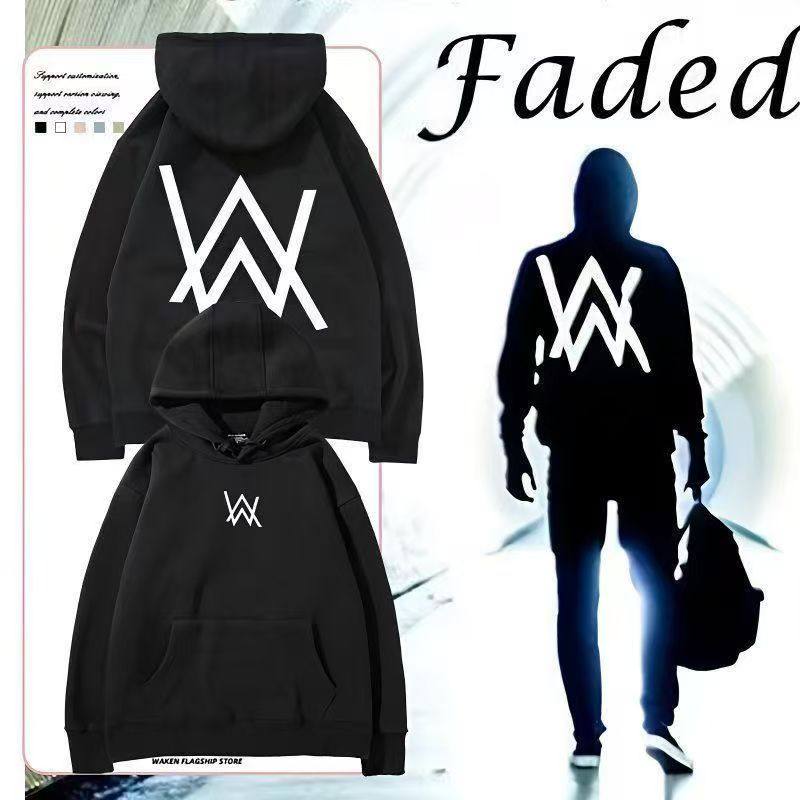 嘉豪同款卫衣百大电音Alan Walker艾伦沃克faded同款连帽秋冬套装