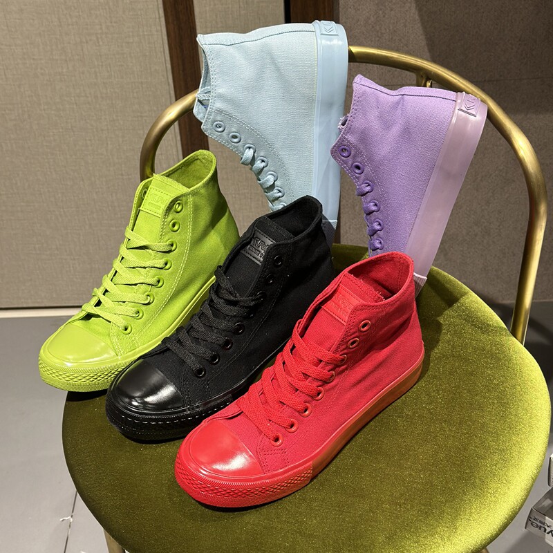 Feiyue/飞跃帆布鞋女情侣男士新款韩版百搭低帮板鞋ins街拍休闲鞋