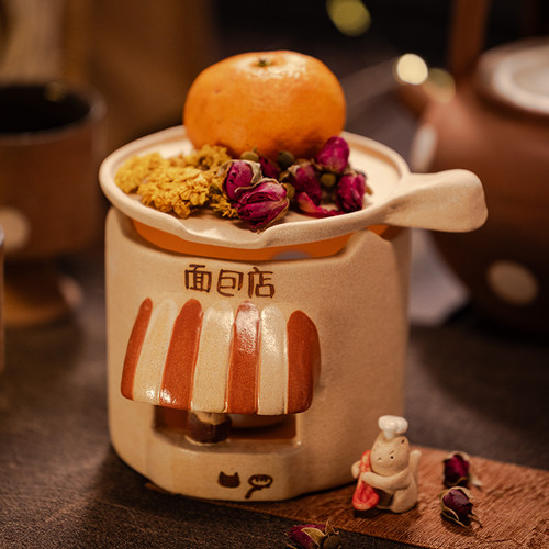 陶瓷迷你烤香炉香薰炉茶香炉