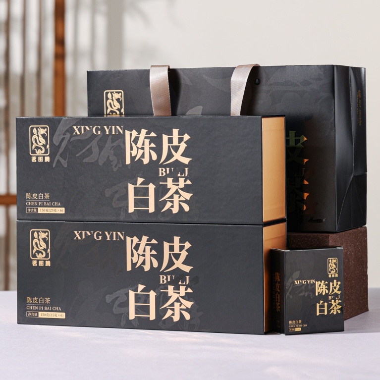 陈皮白茶福鼎古树老白茶礼盒