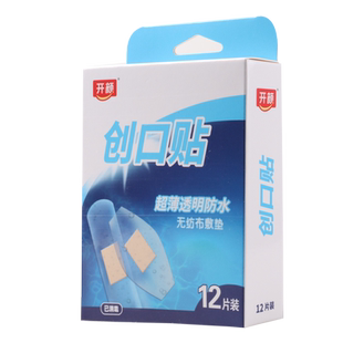 开颜 创口贴（超薄透明防水)1盒