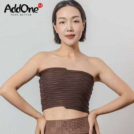 AddOne+1高级感瑜伽服运动抹胸防滑高弹瑜伽普拉提抹胸外穿