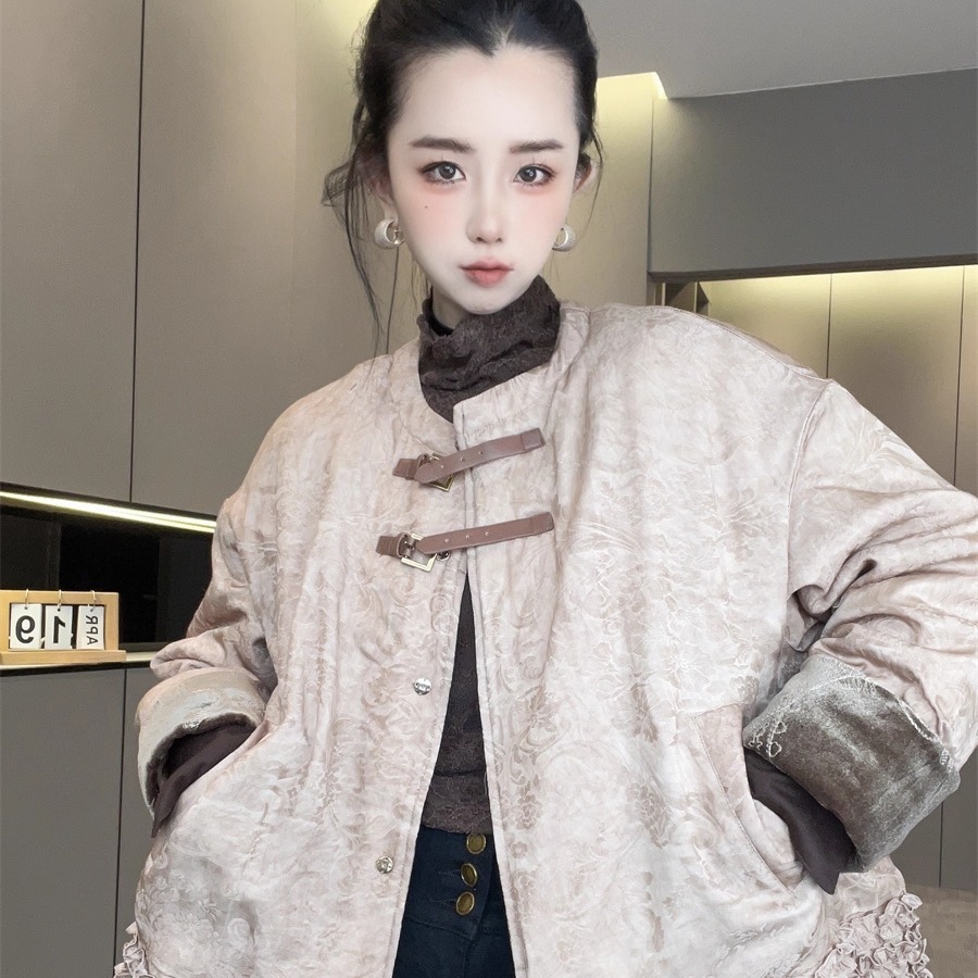 老钱风棉服女2025新款秋冬外套