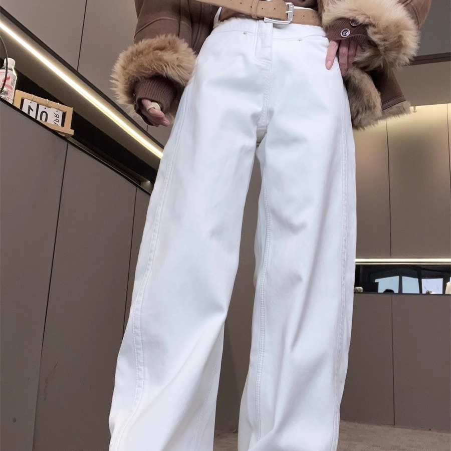 复古牛仔裤2025新款女秋冬