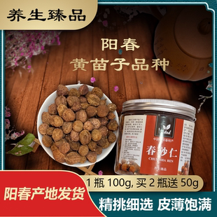 2025年生晒阳春特产黄苗子春砂仁正宗春砂仁沙仁瓶装100g包邮