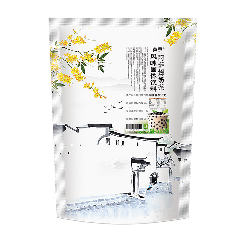 芭恩阿萨姆奶茶风味固体饮料餐