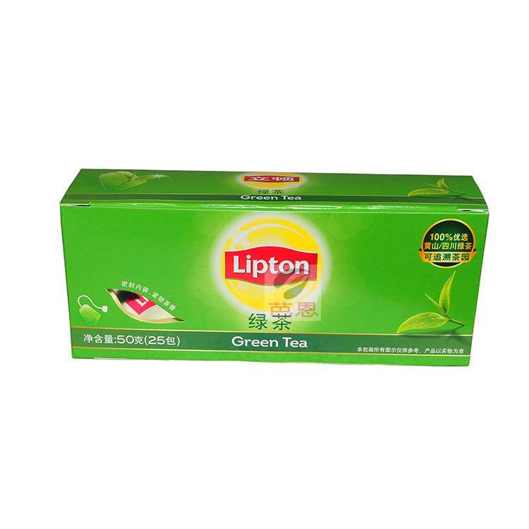 立顿/lipton 茶包 立顿绿茶25袋装 (2g*25袋)/盒