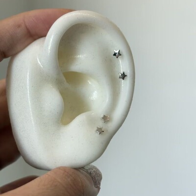 迷你星星耳钉2025年新款小巧耳环耳洞简约耳饰学生ins风气质爆款