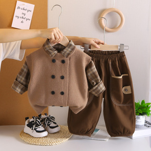 男宝宝春装1周岁半七11一8八7六9十个月婴儿春秋衣服分体春季套装