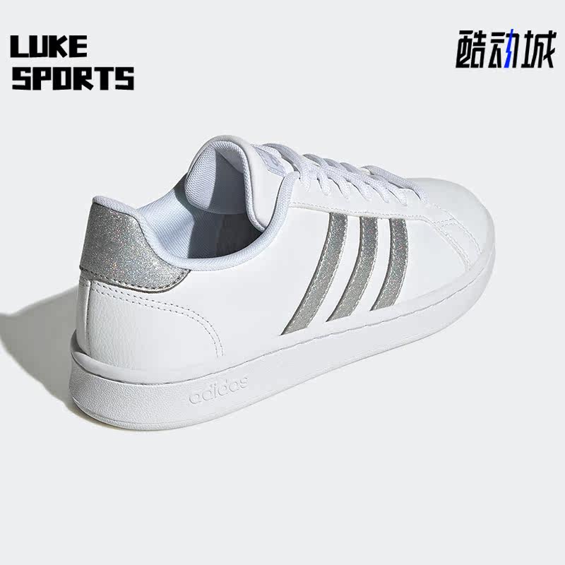 Adidas/阿迪达斯正品neo低帮小白鞋女子舒适百搭运动休闲鞋GZ1837