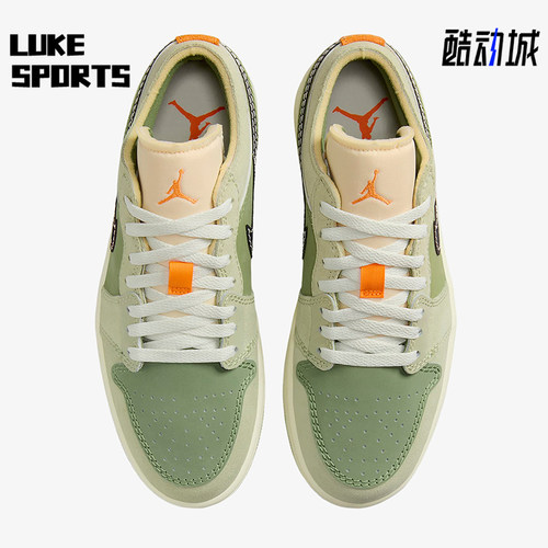 Nike/耐克正品Air Jordan 1 Low SE Craft男子休闲板鞋FD6819