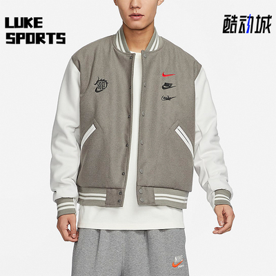 Nike/耐克正品春季男士拼接休闲运动长袖夹克外套FZ6372-029