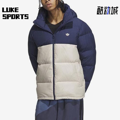 阿迪达斯正品男子保暖羽绒服