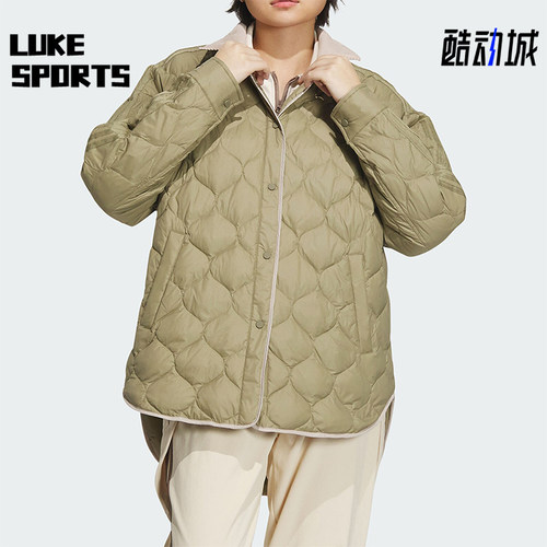 阿迪达斯正品女子运动羽绒服
