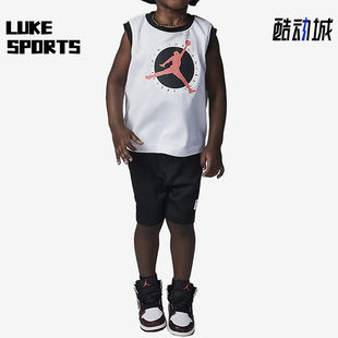 运动套装 婴童背心短裤 Jordan 045 FQ0747 耐克正品 Nike