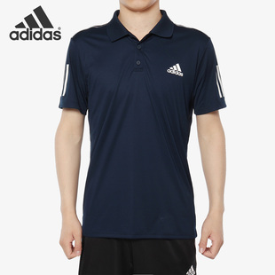 DU0850 Adidas 阿迪达斯正品 男子POLO衫 网球服透气立领休闲T恤