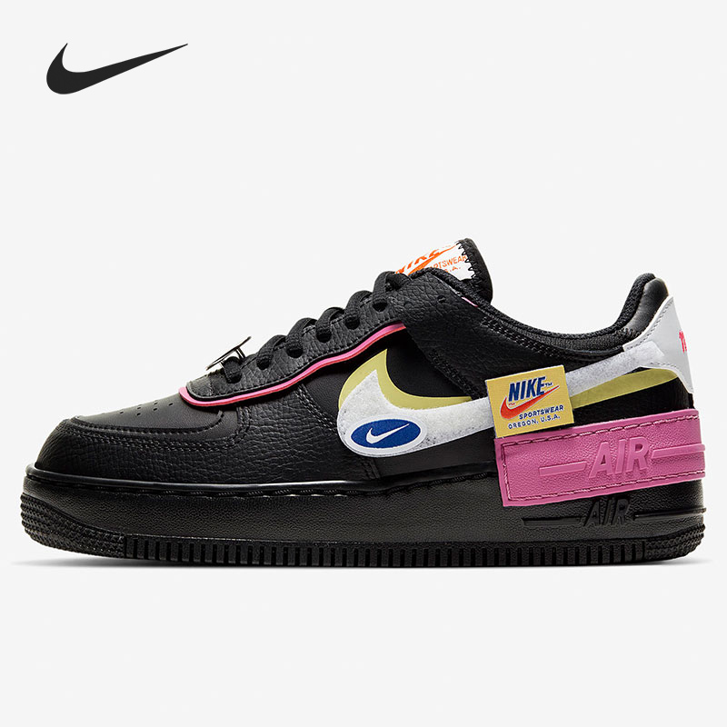 Nike/耐克正品Air Force 1 AF1女子低帮轻便休闲板鞋CU4743-001