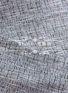 意大利春夏新款灰色橘色银丝粗纺花呢小香风面料高级外套服装布料