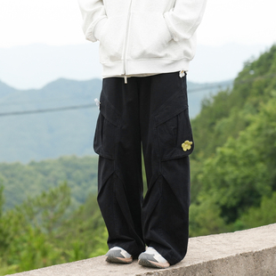 青少年多口袋别针装 GOGOSOON工装 春秋纯棉美式 男280g新款 饰Q 裤