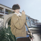 GOGOSOON仿兔毛内里短款 座山雕棉衣男2025冬加厚保暖boyx工装 外套