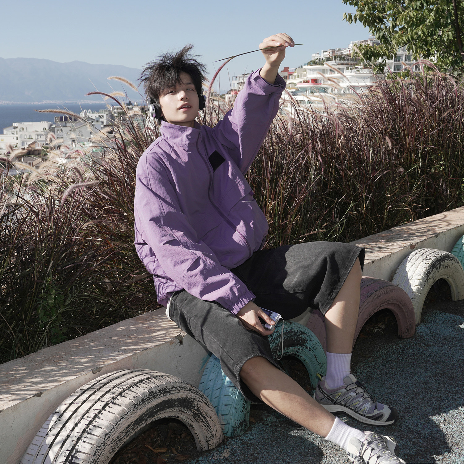 【140g轻薄防泼水】男装大立体口袋外套立领夹克户外运动休闲春秋