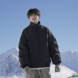 外套保暖青少年高级感立领休闲基础款 GOGOSOON棉衣男新款 2025冬季