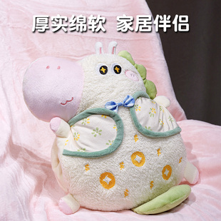 可爱卡通小马毛绒抱枕毯子二合一公仔厚实绵软家居伴侣玩偶