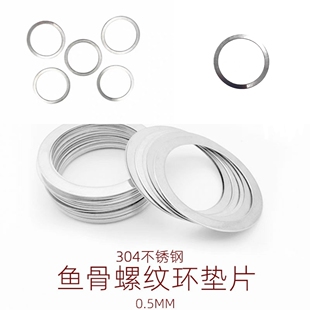 金属鱼骨通用螺纹调整垫片HK416 MI SMR MK8 MK16 喷火猪调整垫圈