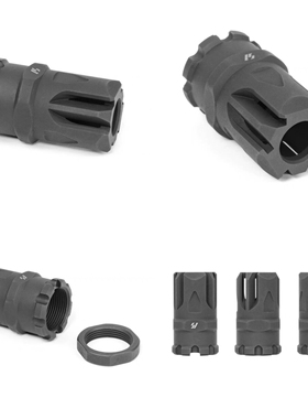 新款SI 钢制金属火冒LDT HK416钢制A5装饰14逆牙接口消音金刚压迫