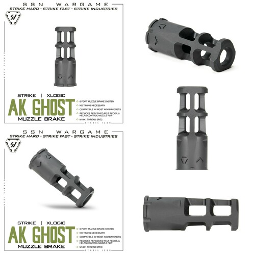 Strike【XLogic AK Ghost钢制火冒】ssn出品LDT AKA装饰14逆牙AKM