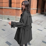 【现货】2021小个子中长款春装明线风衣ZB096-0716-P110K168，女装风衣，西子