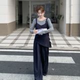【新款】老钱风针织上衣＋马甲三件套2C059-8625-P160-K228，女装套装/套裙，西子