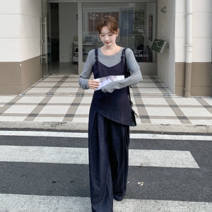 【新款】老钱风针织上衣＋马甲三件套 2C059-8625-P160-K228图片