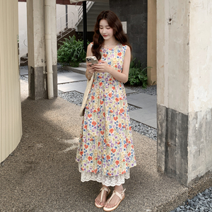 【新款】夏季设计感碎花 连衣裙 2C059-8603 P145K208图片