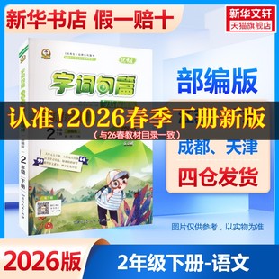 2026春新版字词句篇与达标训练一二三四五六年级下册部编版小学语文寒假衔接教材同步讲解课时作业本专项训练练习册同步练习