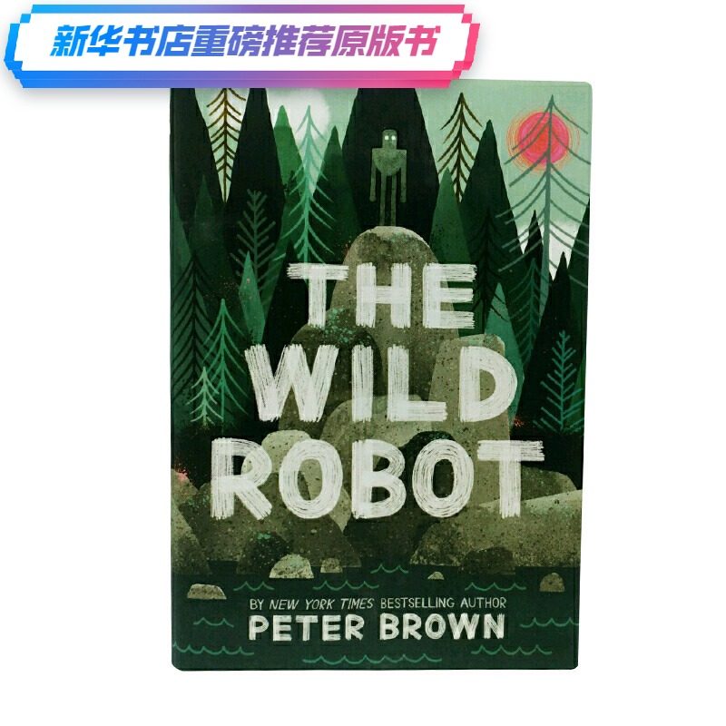 疯狂机器人 the wild robot 进口书英文原版外版书 经典小说读物