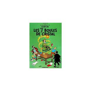 丁丁历险记13：七个水晶球 T13 Les Sept Boules De Cristal 法语版 新华正版 原版书进口法文书励志法文小说法语启蒙拓展推荐阅读