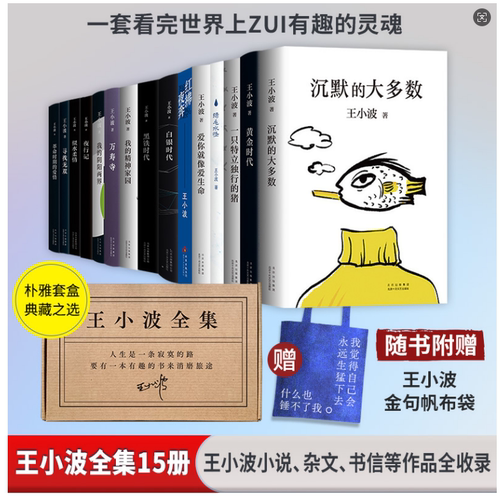 王小波的书作品全集15册王小波