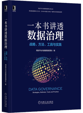 一本书讲透数据治理 战略、方法、工具与实践 用友平台与数据智能团队 用户画像 DAMA 标签 机械工业出版社 正版书籍