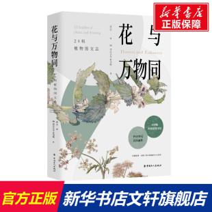 24科植物图文志 读懂生命线索 正版 幸福指南 书籍 博物书 介绍24科常见植物 花与万物同 手绘植物图 等待一个世纪再度面世 凌云