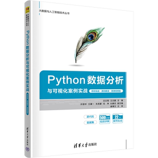 Python数据分析与可视化案例实战 项目实战·源码解读·微课视频版 正版书籍 新华书店旗舰店文轩官网 清华大学出版社