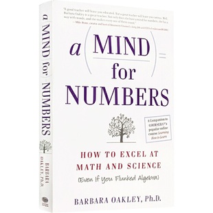 数字思维 A Mind for Numbers: How to Excel at Math and Science (Even If You Flunked Algebra) 进口书英文原版外版书 经典小