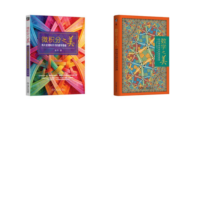 2册 数学之美+微积分之美 数字革命背后的底层逻辑 伟大定理和天才的数学思维 数学微积分科普书 机械工业出版社 新华文轩正版书籍