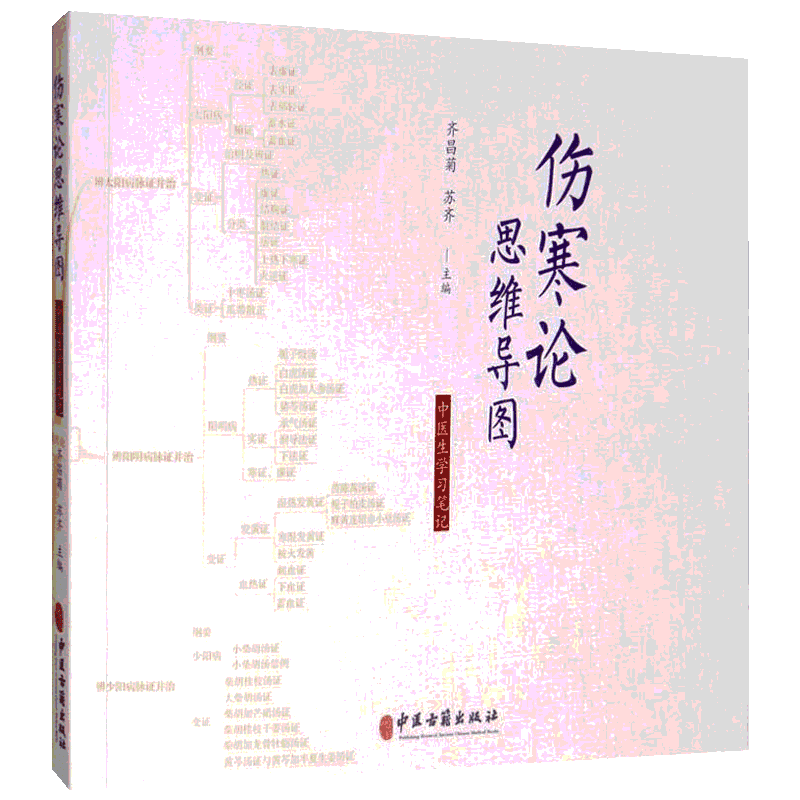 伤寒论思维导图 中医生学习笔记 齐昌菊,苏齐编 伤寒杂病论经方113首罗列标注 活用伤寒论 健康管理预防疾病临床医学基础知识 正版