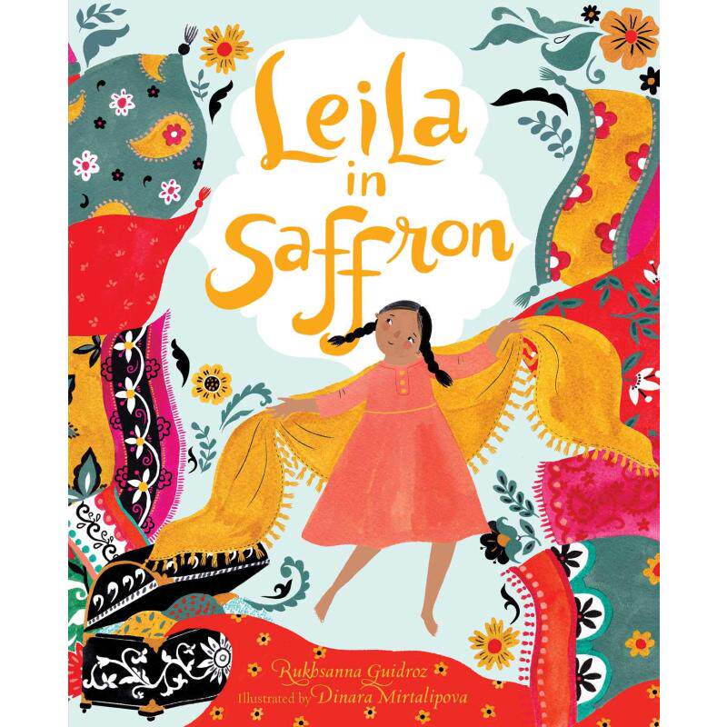 穿橘黄色的莉亚 Leila in Saffron 进口书 英文原版书籍 外版书 经典畅销书籍阅读新华正版